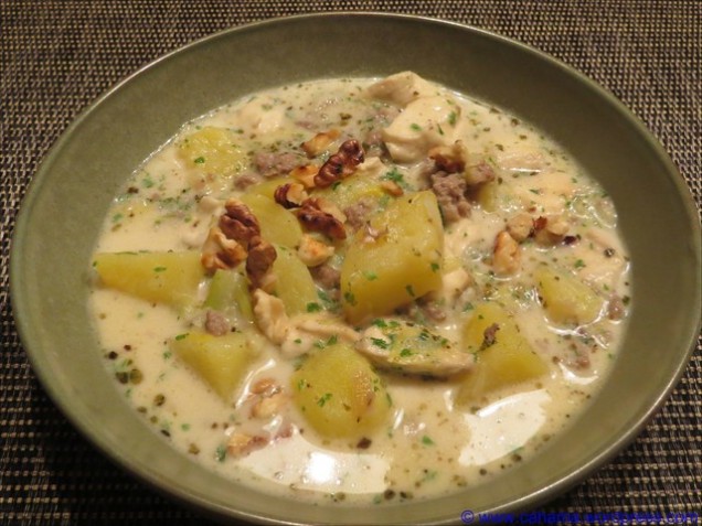Kartoffel-Wildhacksuppe mit Pilz – cahama